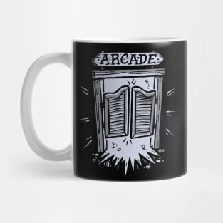 Arcade Saloon Doors - Western Barcade Mug